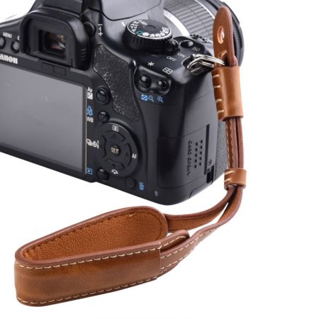 Alça de Pulso de Câmera de Couro Personalizada - Podemos fazer a melhor alça de pulso de câmera de couro para sua marca.